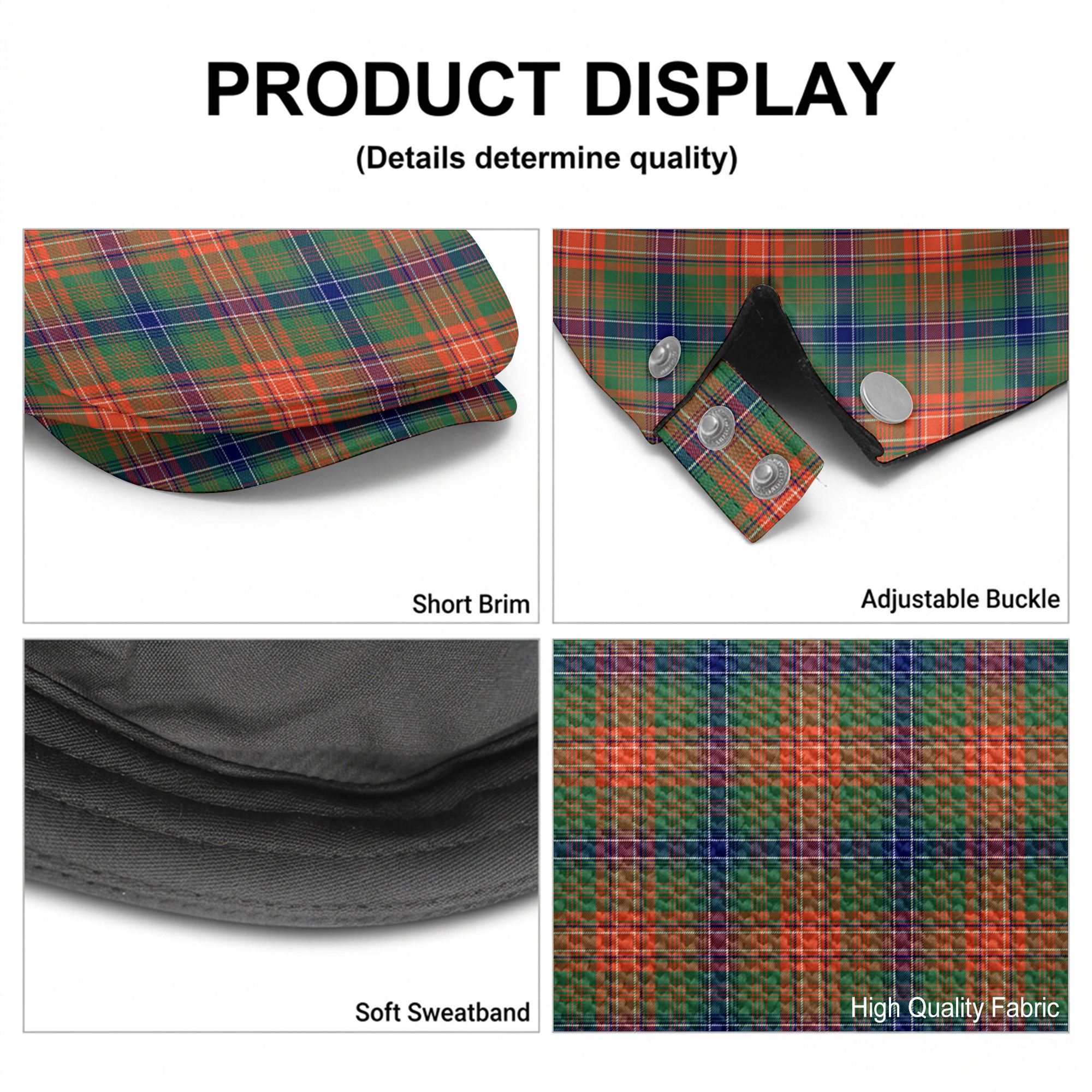 Wilson Ancient Tartan Flat Caps
