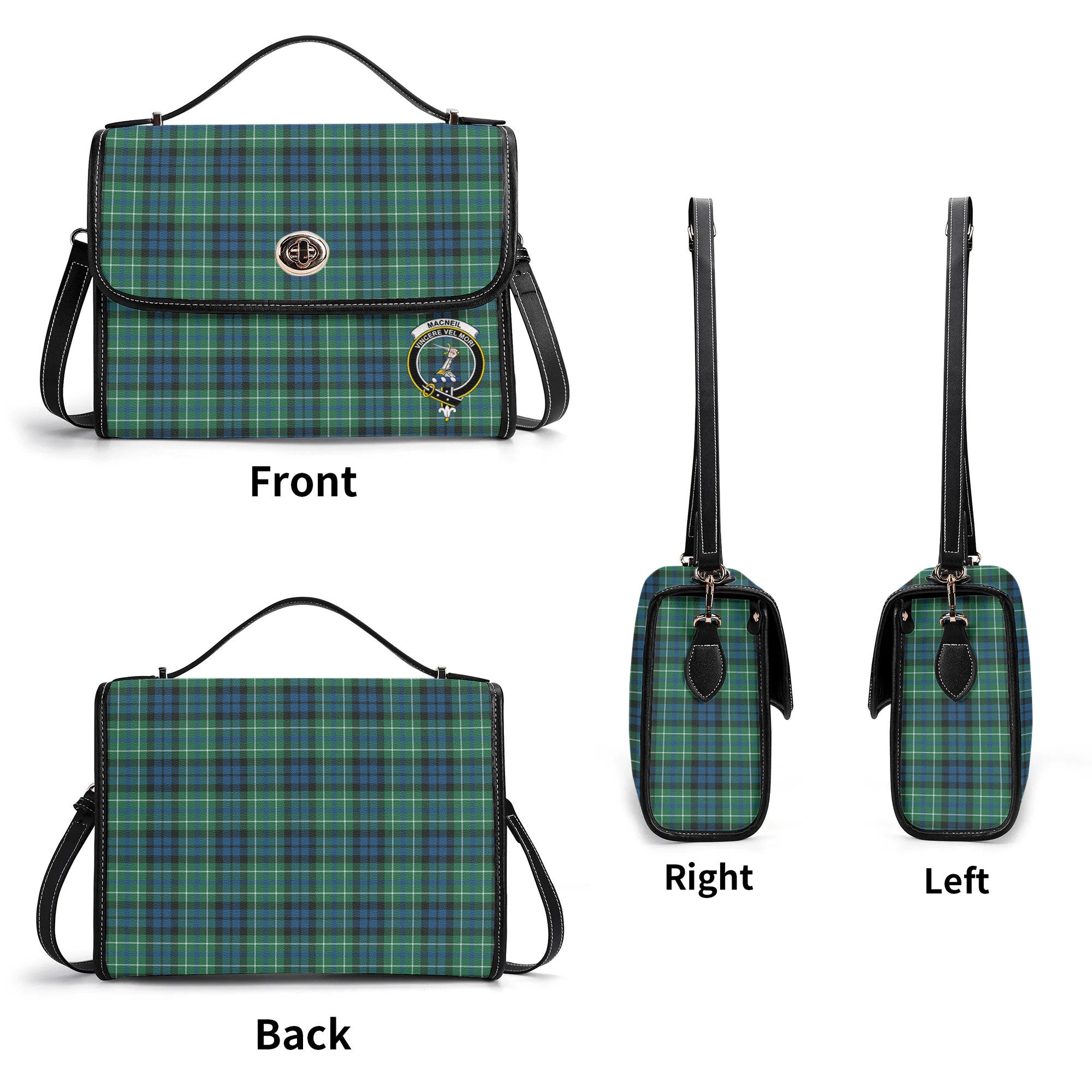 MacNeil of Colonsay Ancient Tartan Crest Satchel Bag