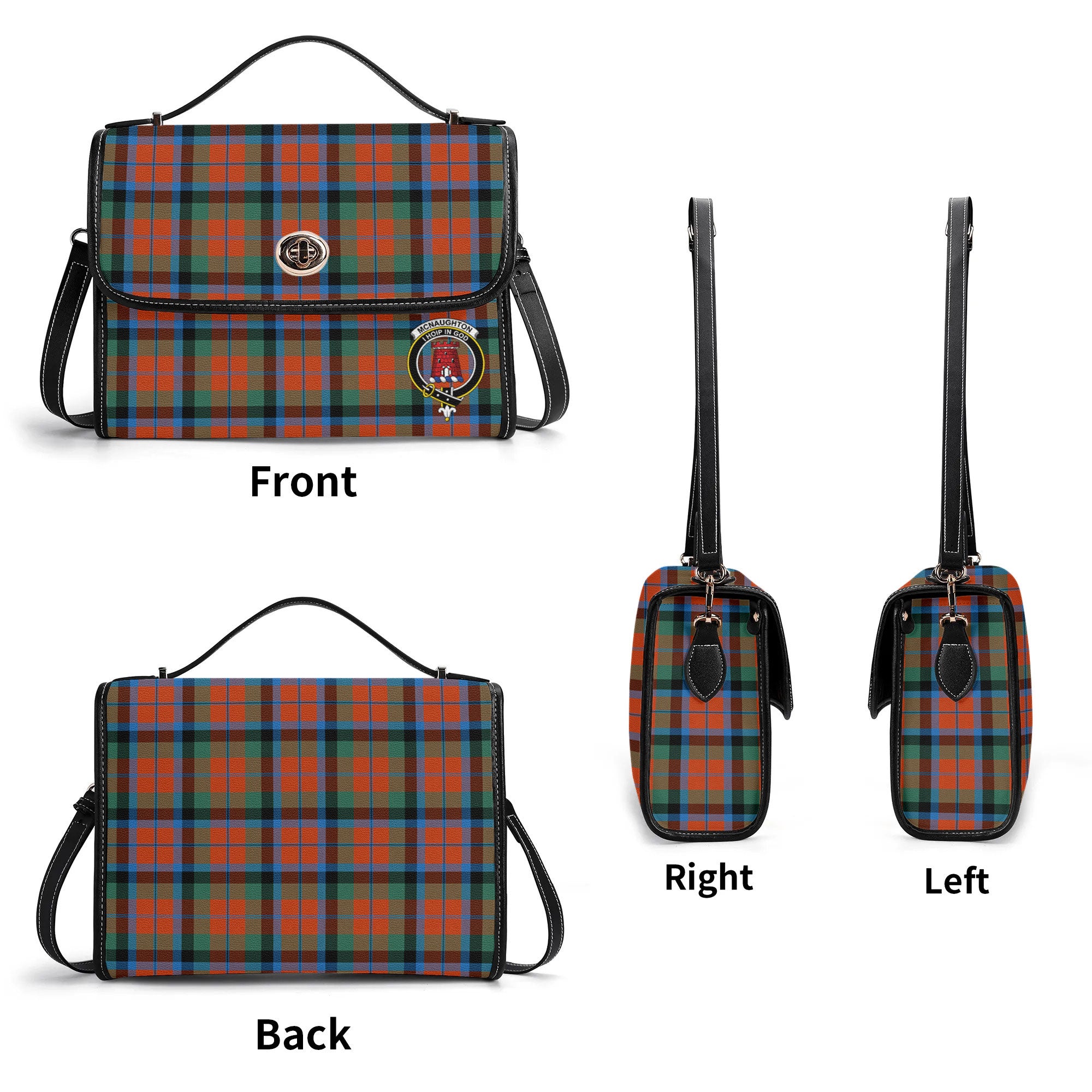 McNaughton Ancient Tartan Crest Satchel Bag