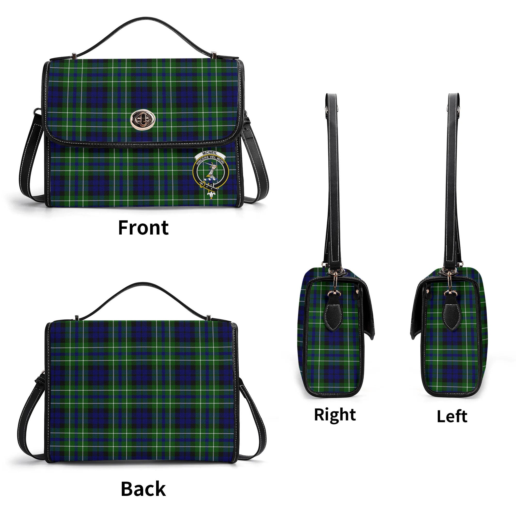 McNeil of Colonsay Modern Tartan Crest Satchel Bag