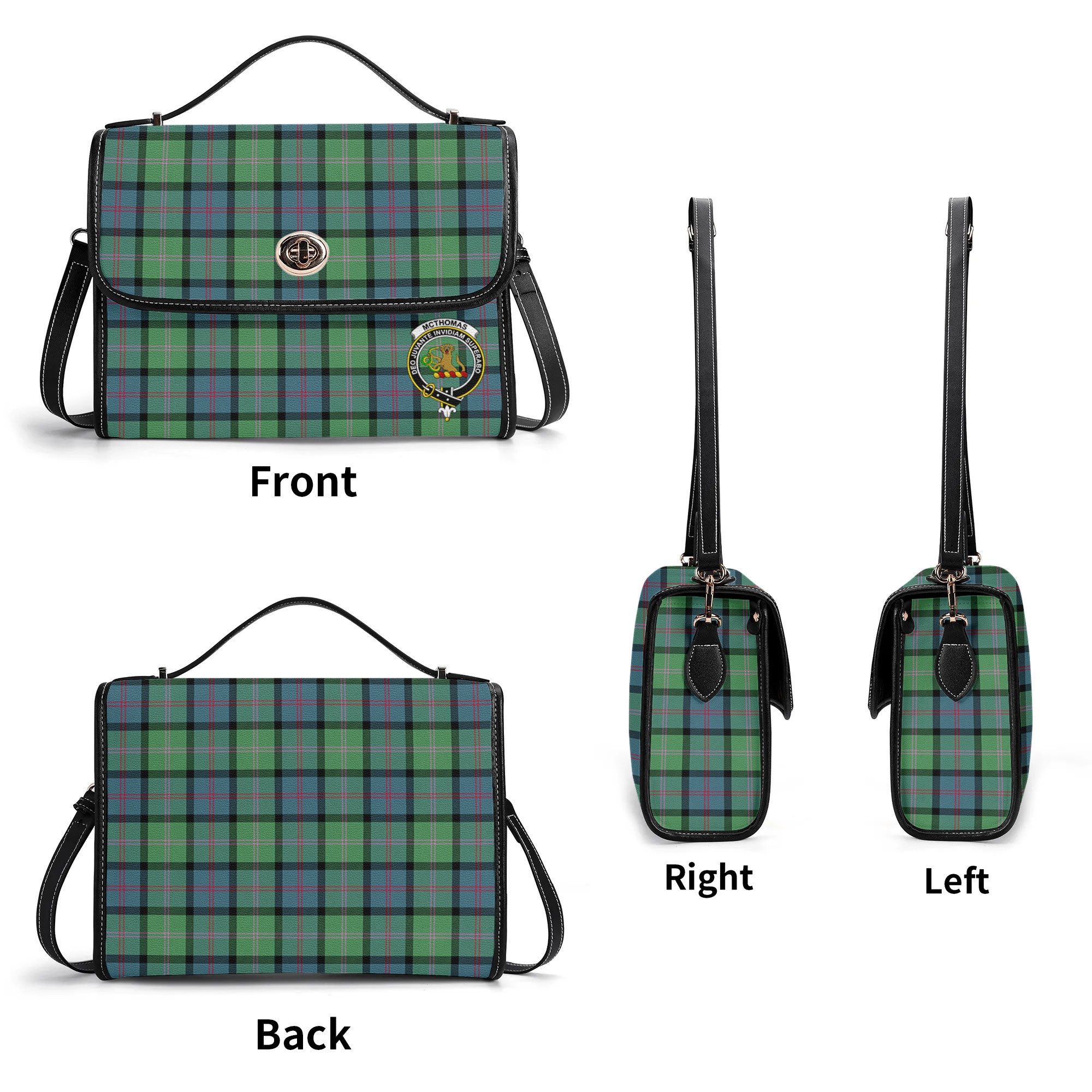 McThomas Ancient Tartan Crest Satchel Bag