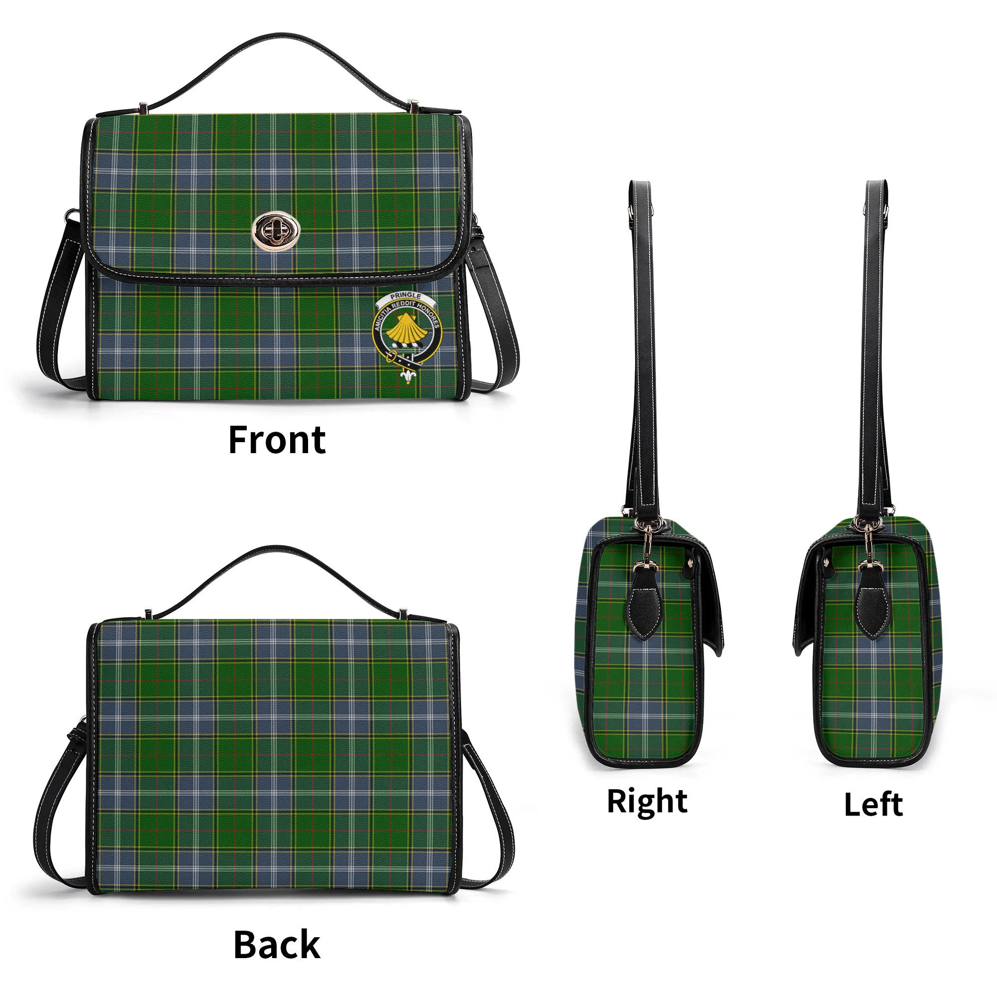 Pringle Tartan Crest Satchel Bag