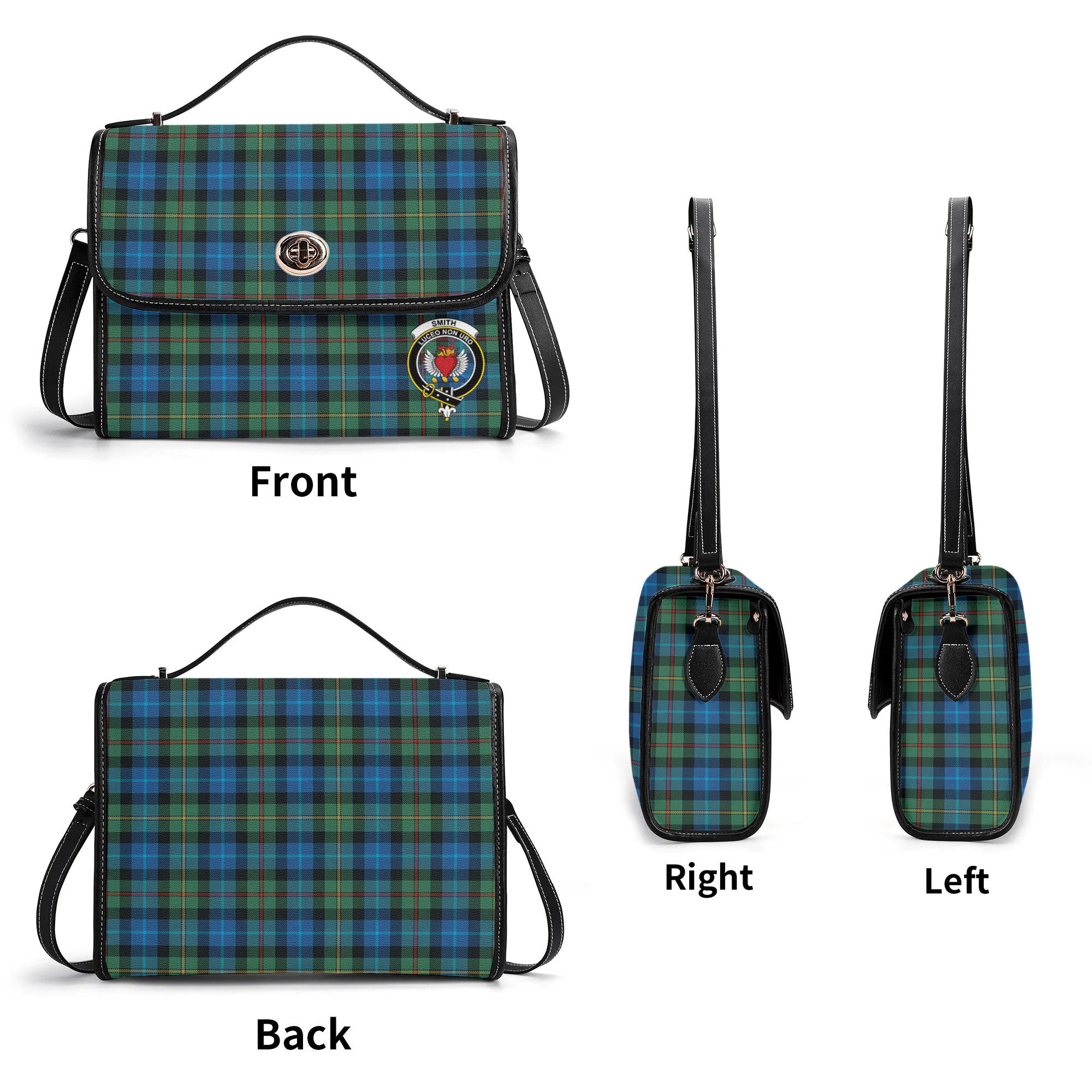 Smith Ancient Tartan Crest Satchel Bag