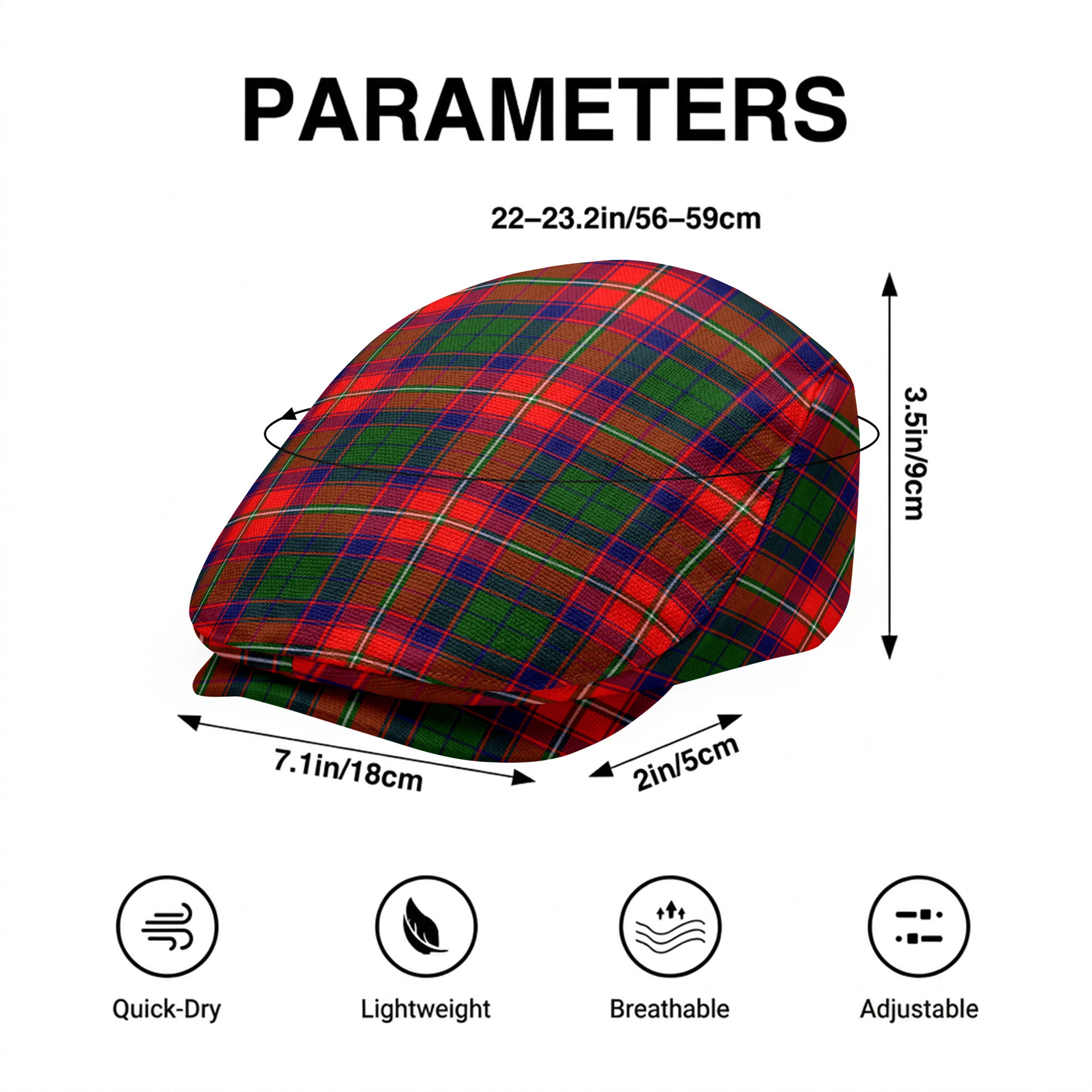Belshes Tartan Flat Caps