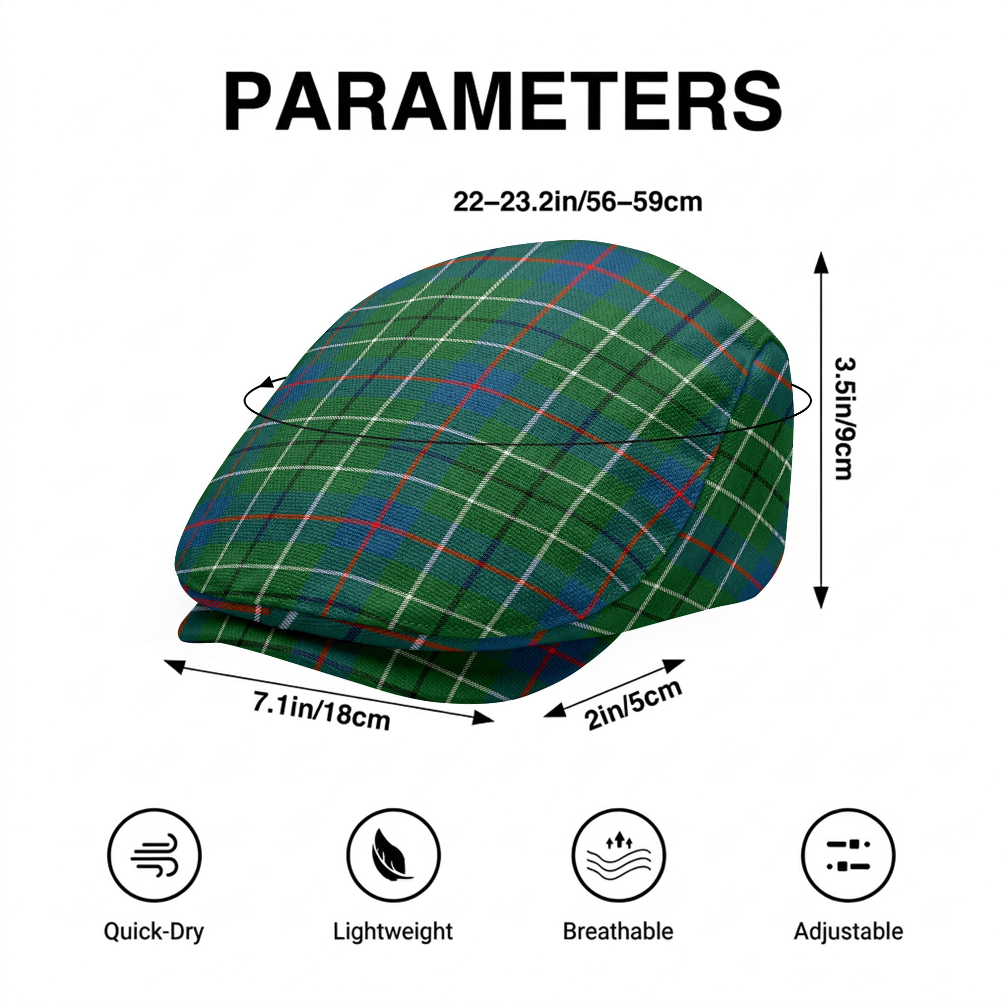 Duncanson Tartan Flat Caps