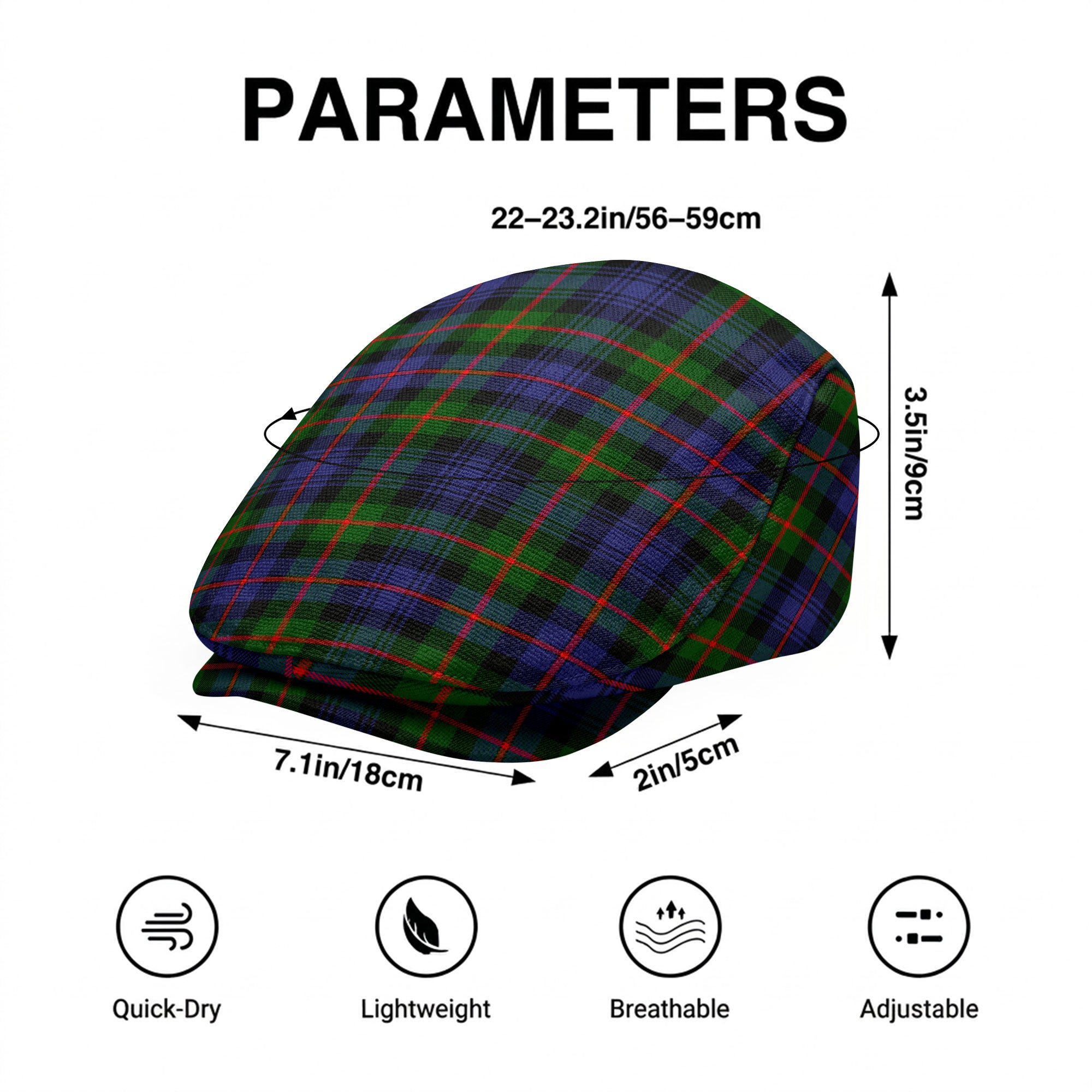 Fleming Tartan Flat Caps
