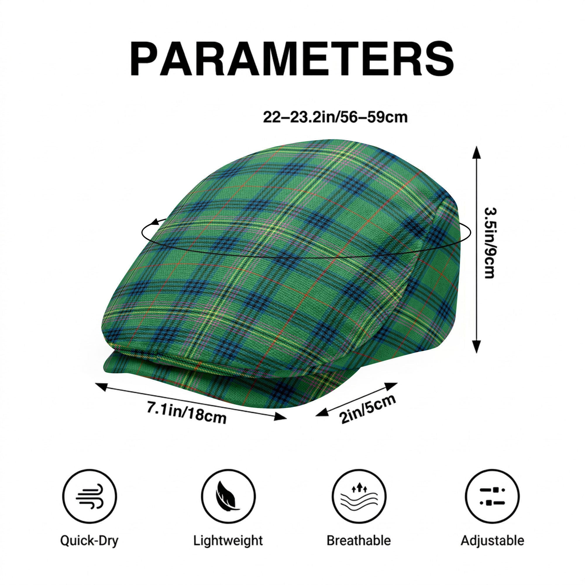 Kennedy Ancient Tartan Flat Caps