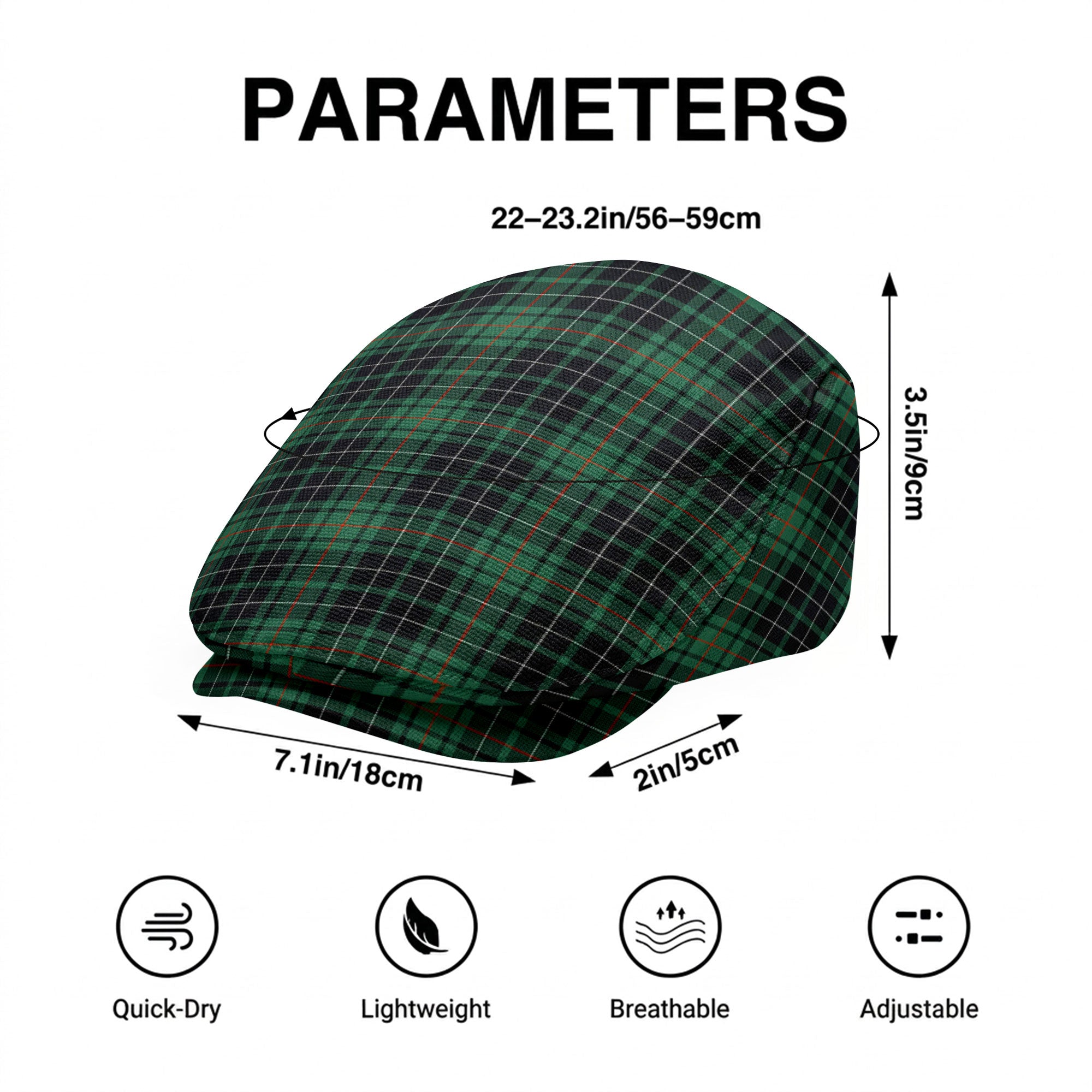 MacAuley Hunting Ancient Tartan Flat Caps