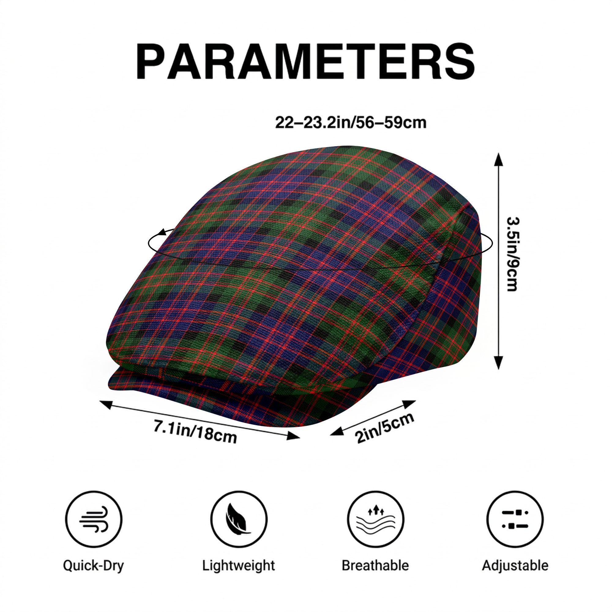 MacBrayne Tartan Flat Caps