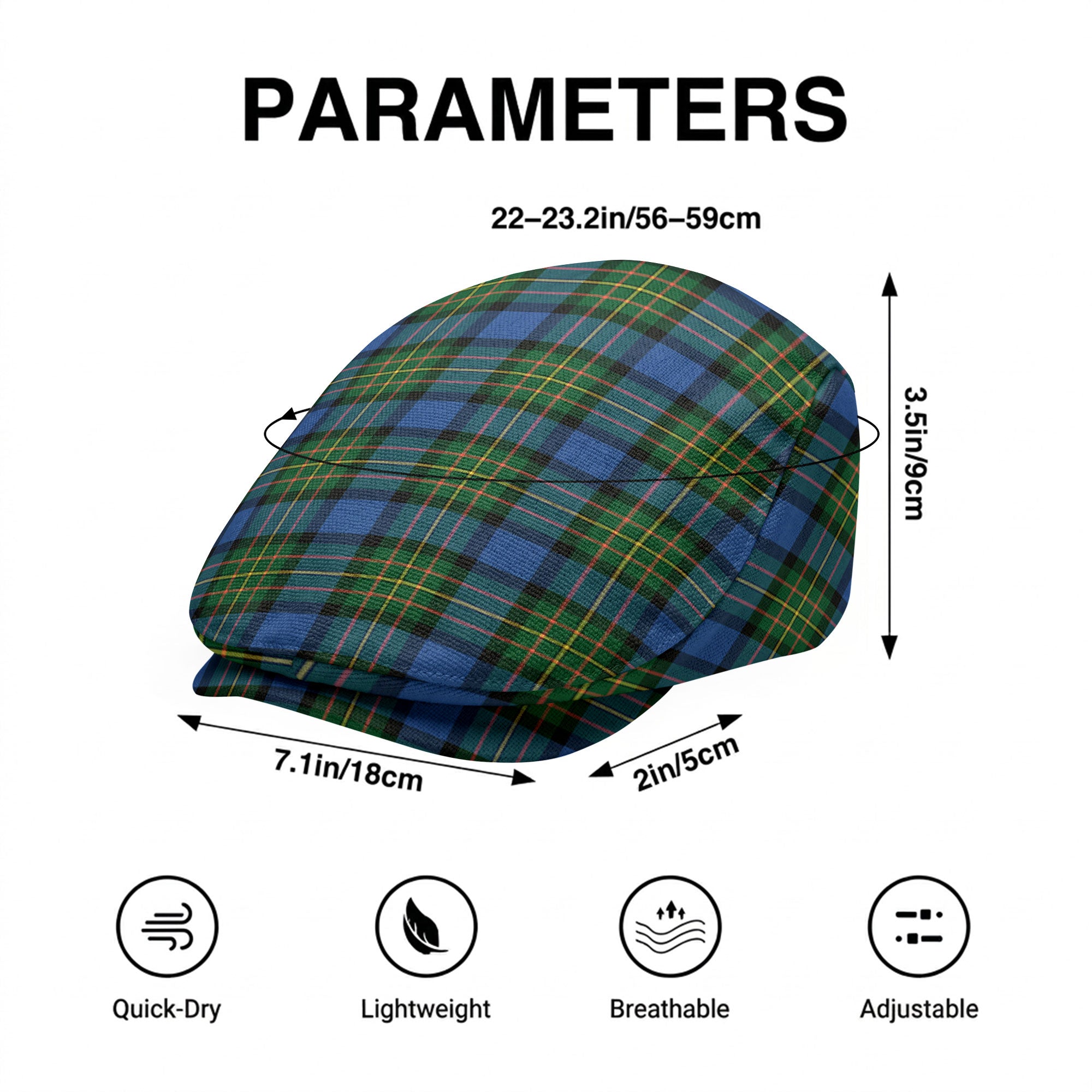 MacLaren Ancient Tartan Flat Caps