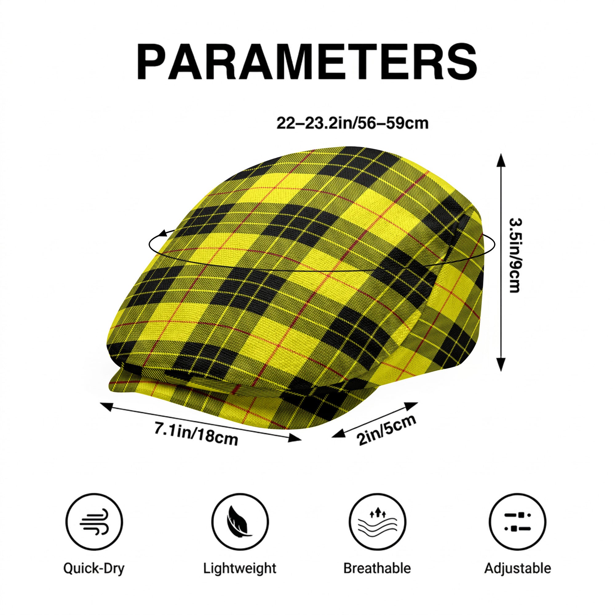 MacLeod of Lewis Modern Tartan Flat Caps