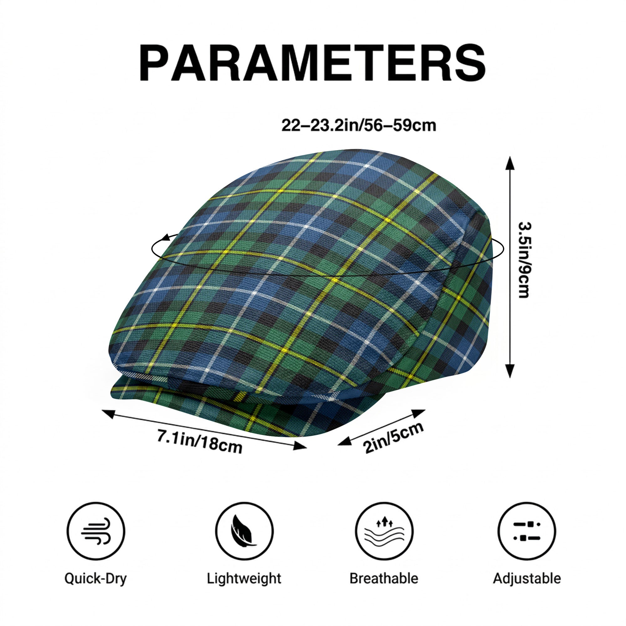 MacNeil of Barra Ancient Tartan Flat Caps