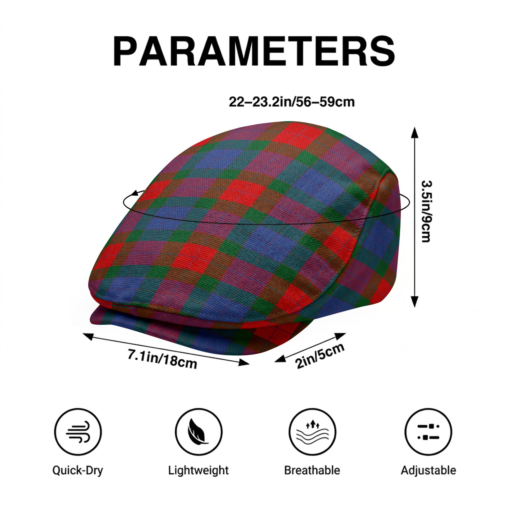 Mar Tartan Flat Caps