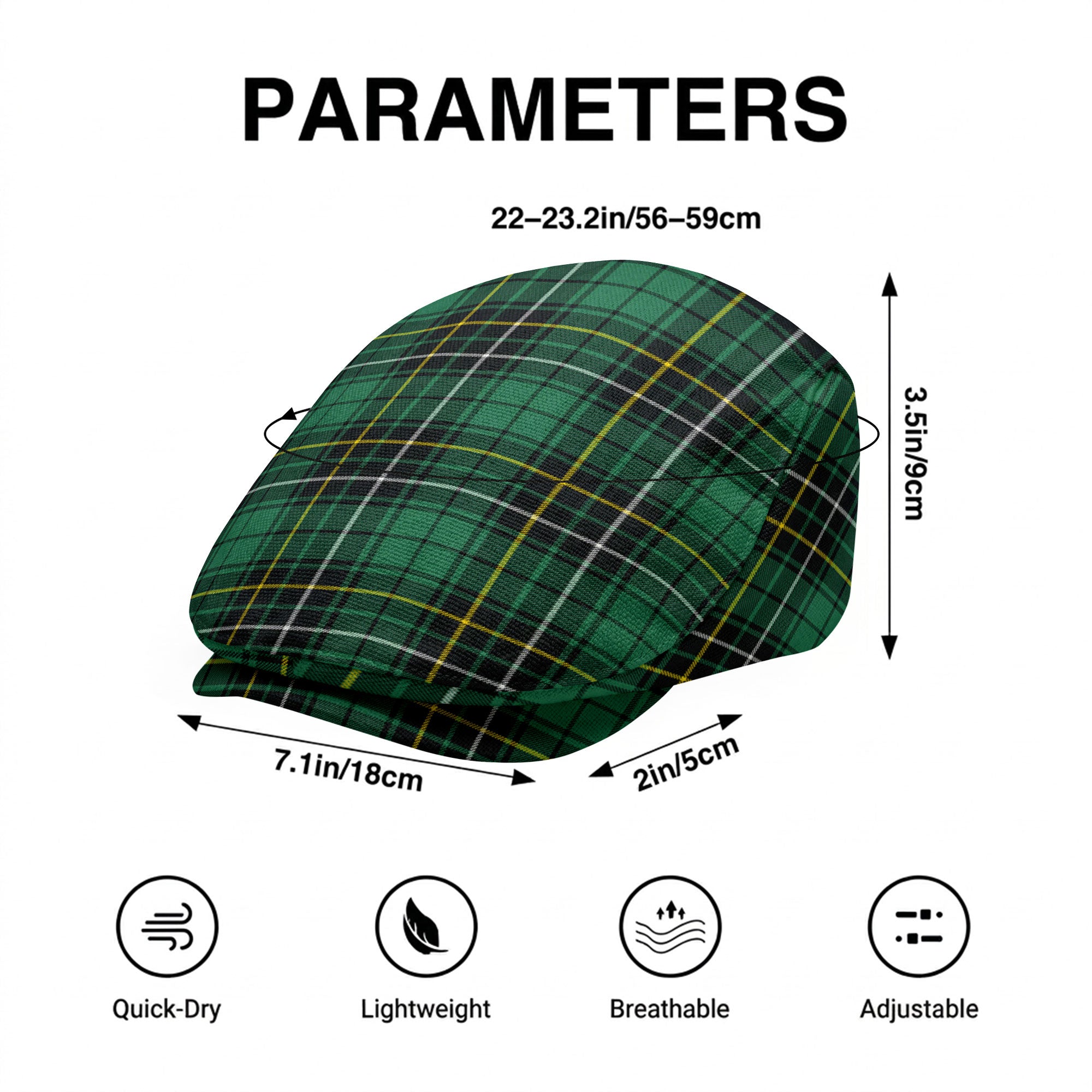 McAlpine Ancient Tartan Flat Caps