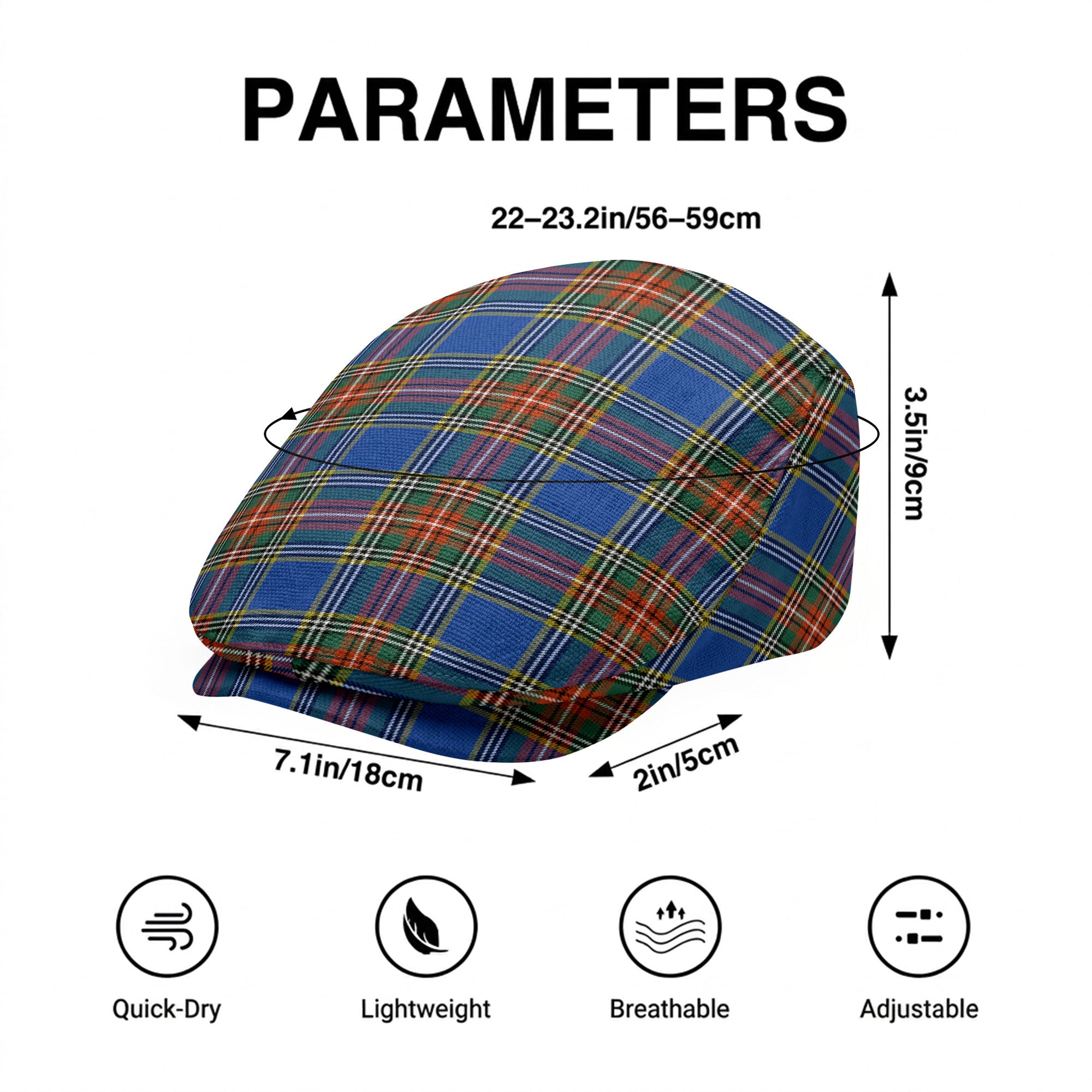 McBeth Ancient Tartan Flat Caps
