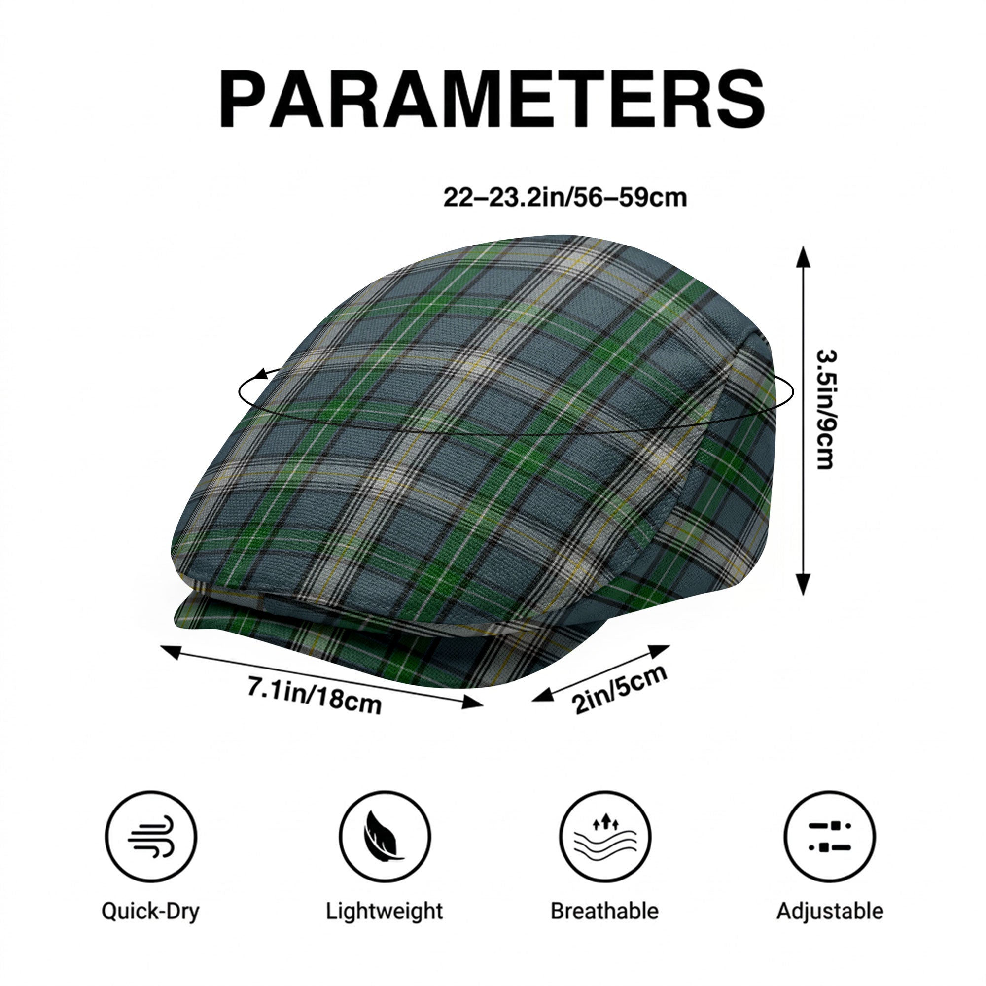 McDowall Tartan Flat Caps