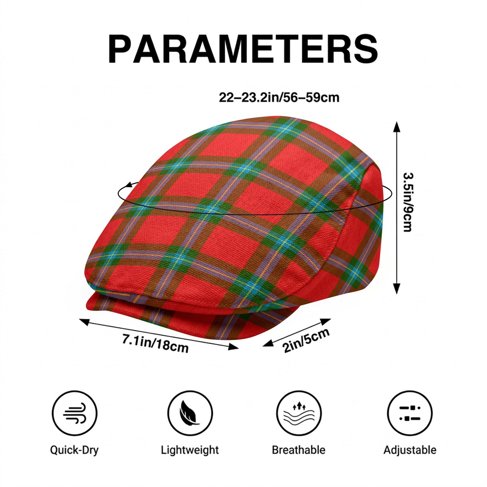 McLaine of Loch Buie Tartan Flat Caps