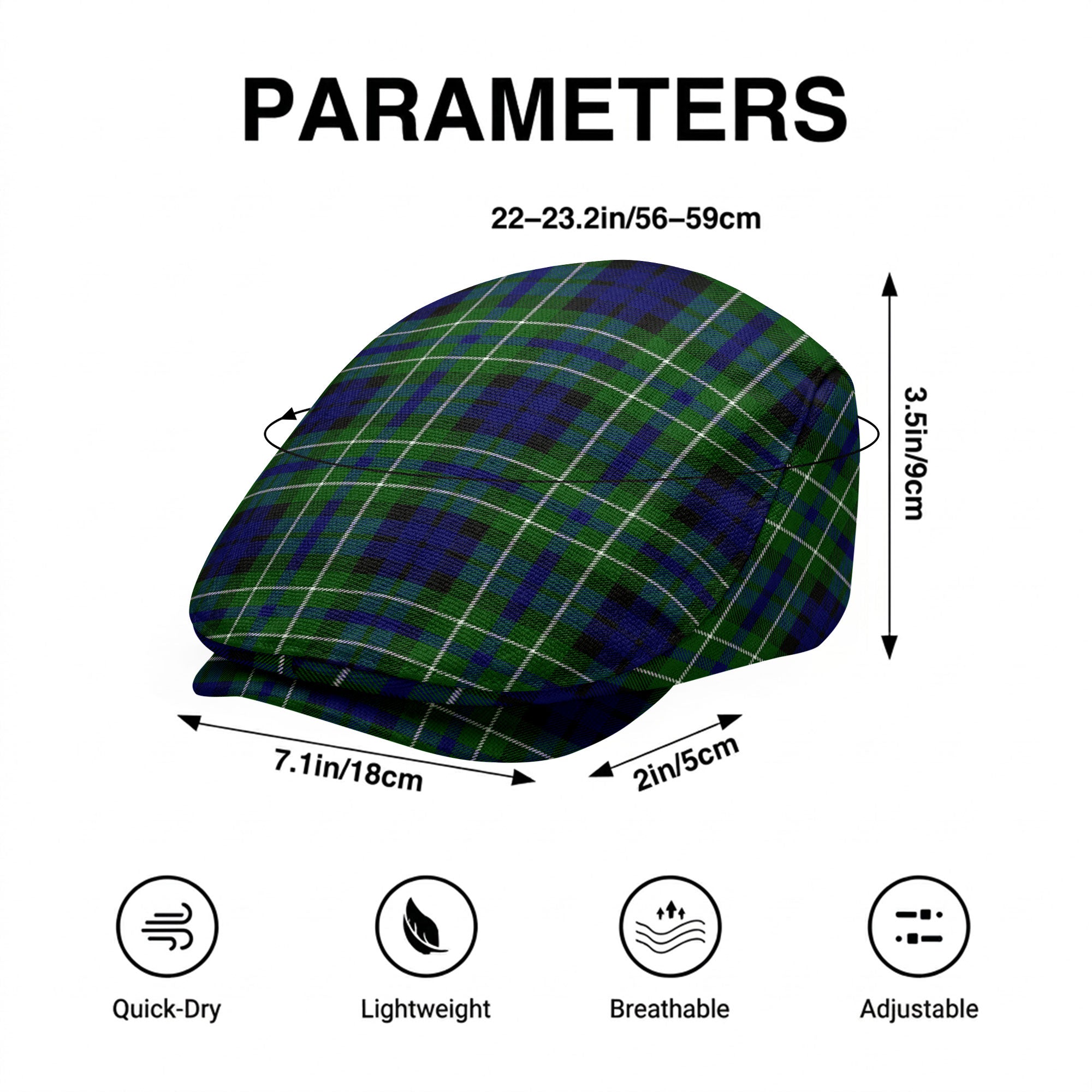 McNeil of Colonsay Modern Tartan Flat Caps