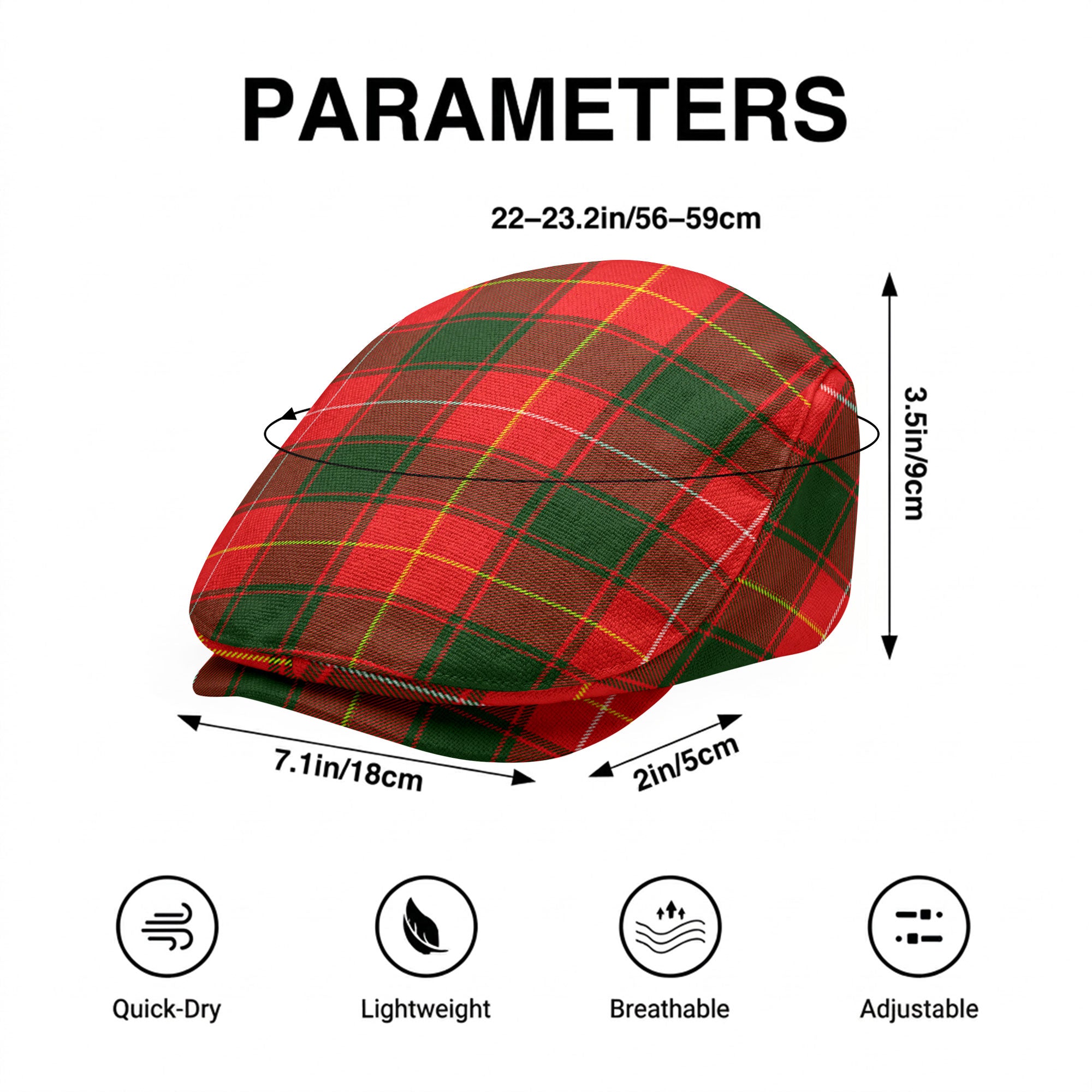McPhee Tartan Flat Caps