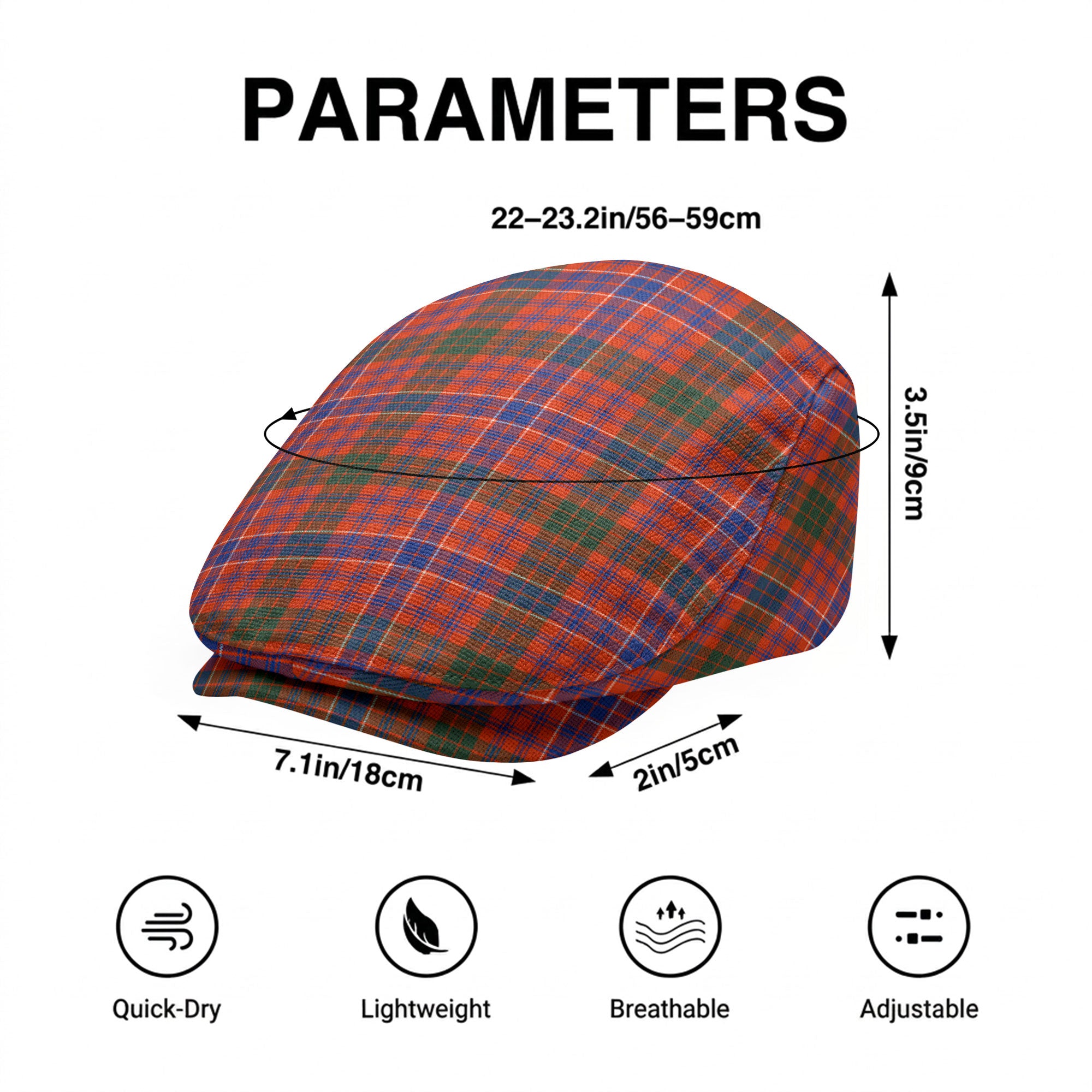 McRae Ancient Tartan Flat Caps