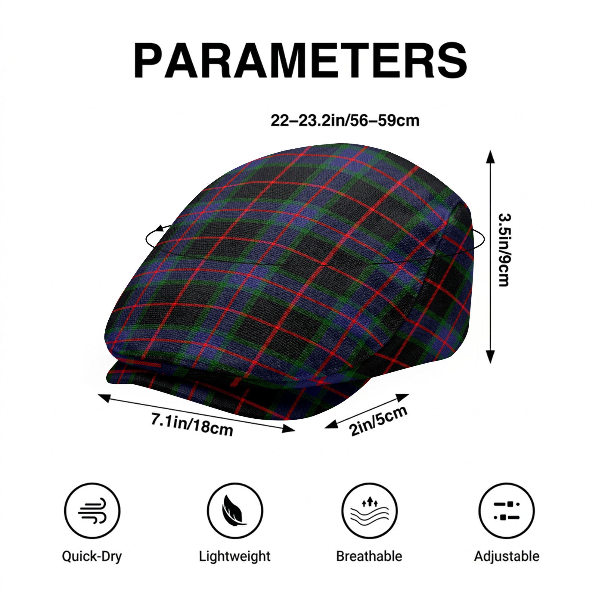 Nairn Tartan Flat Caps