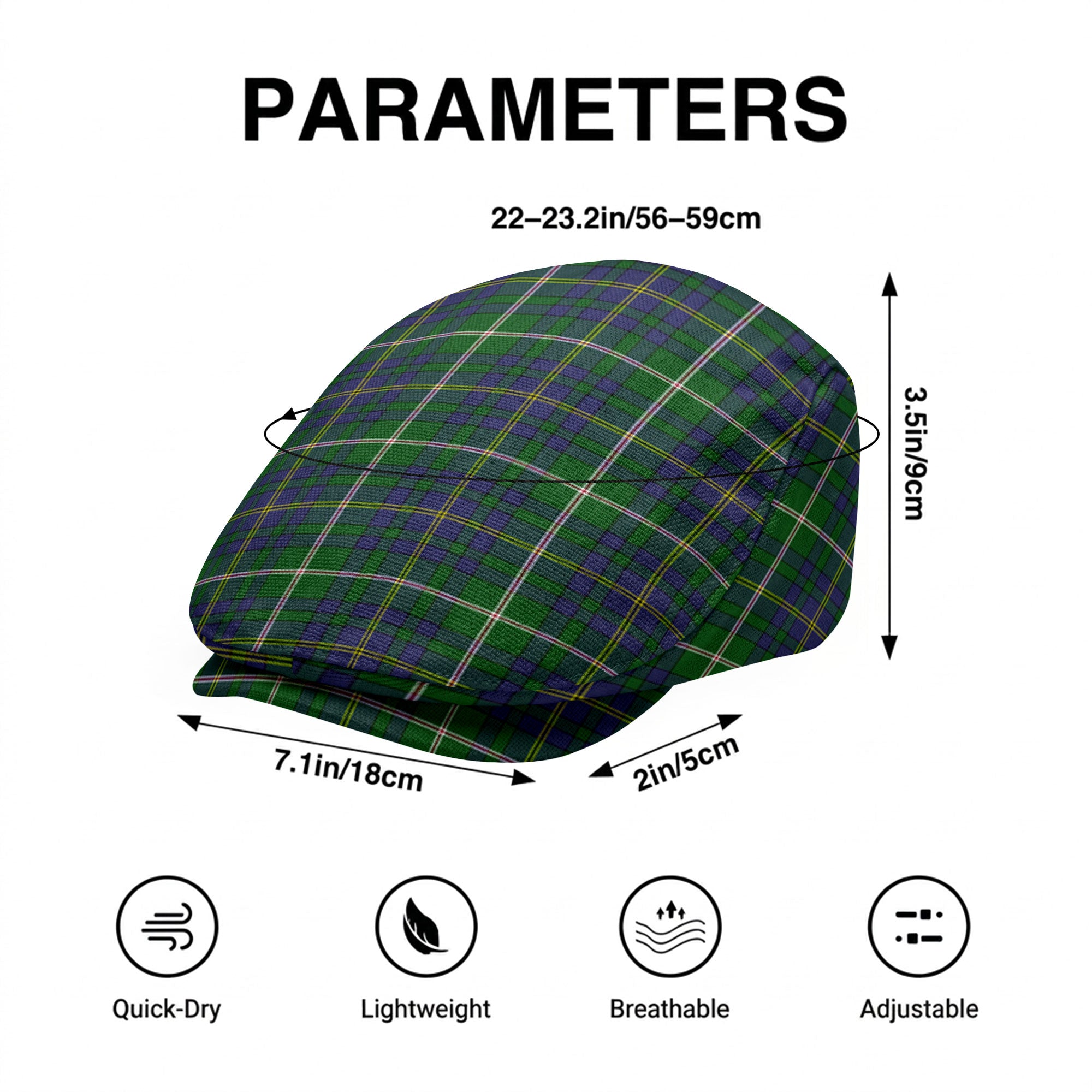 Orr Tartan Flat Caps