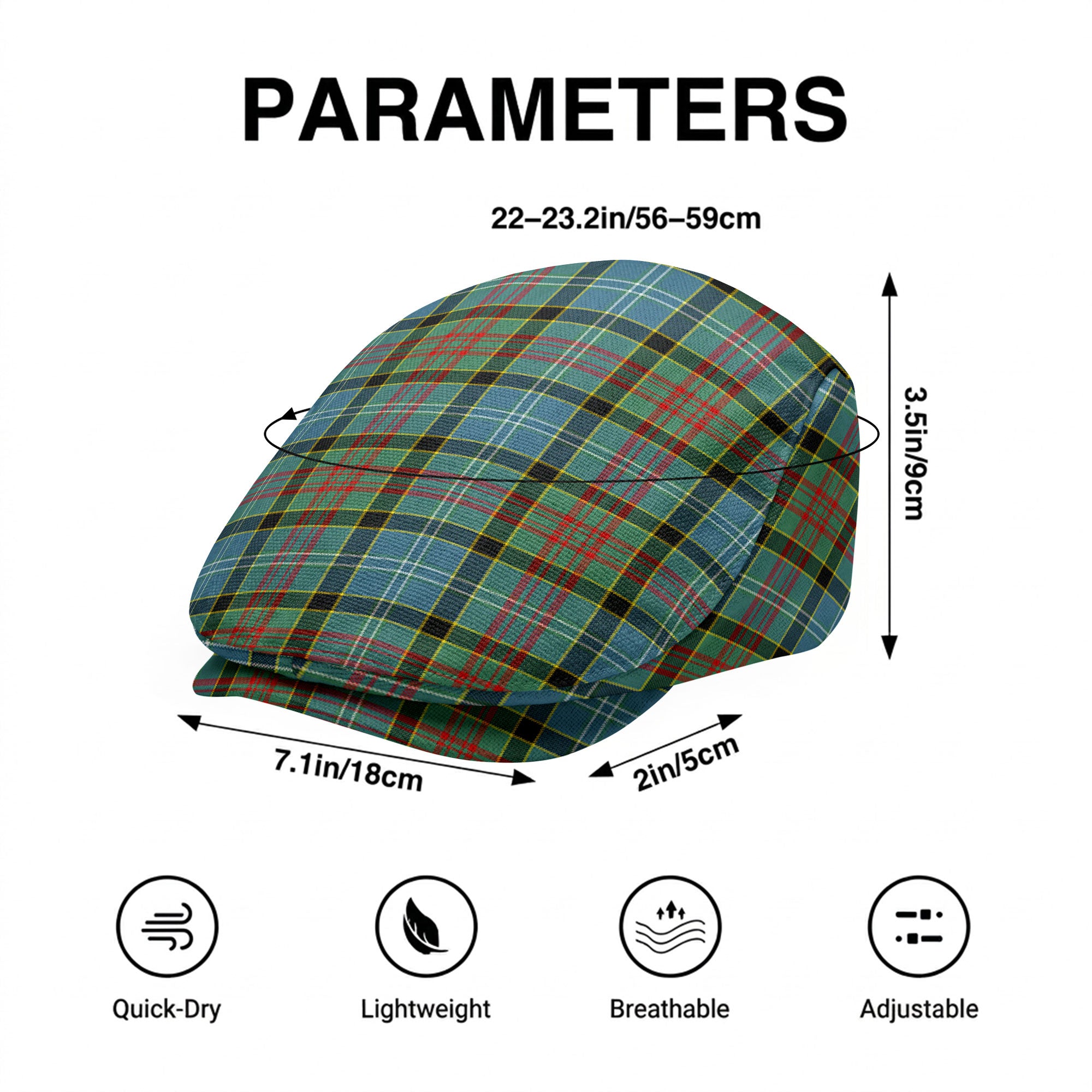 Walkinshaw Tartan Flat Caps