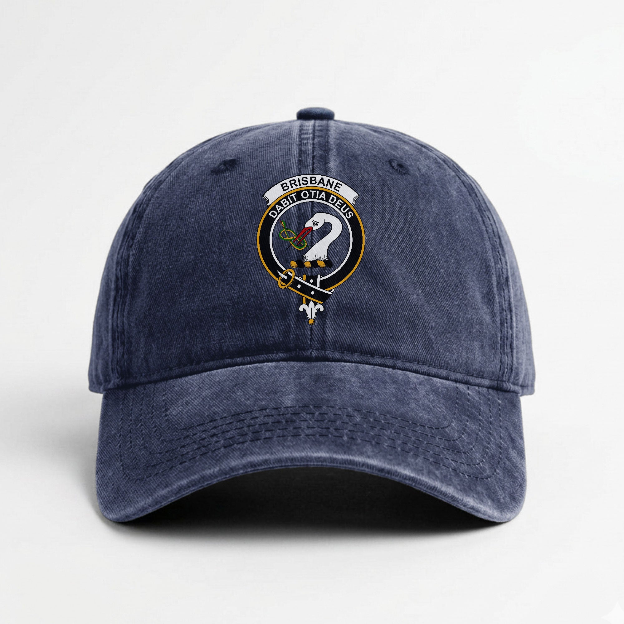 Brisbane Crest Washed Classic Cap