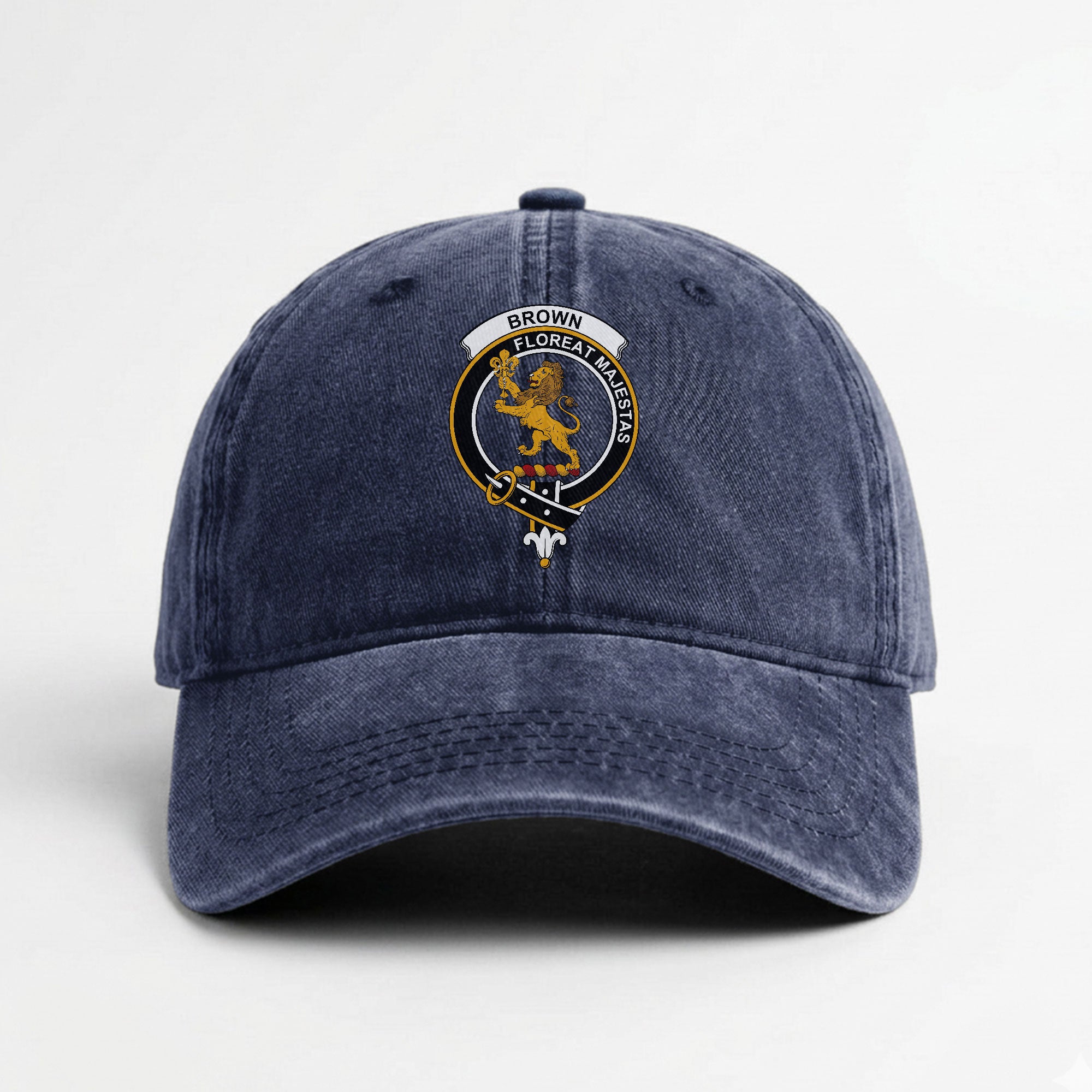 Brown Crest Washed Classic Cap