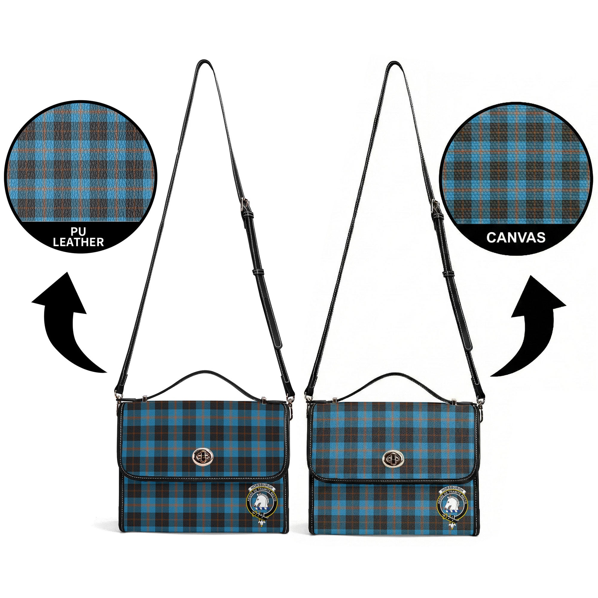 Horsburgh Tartan Crest Satchel Bag