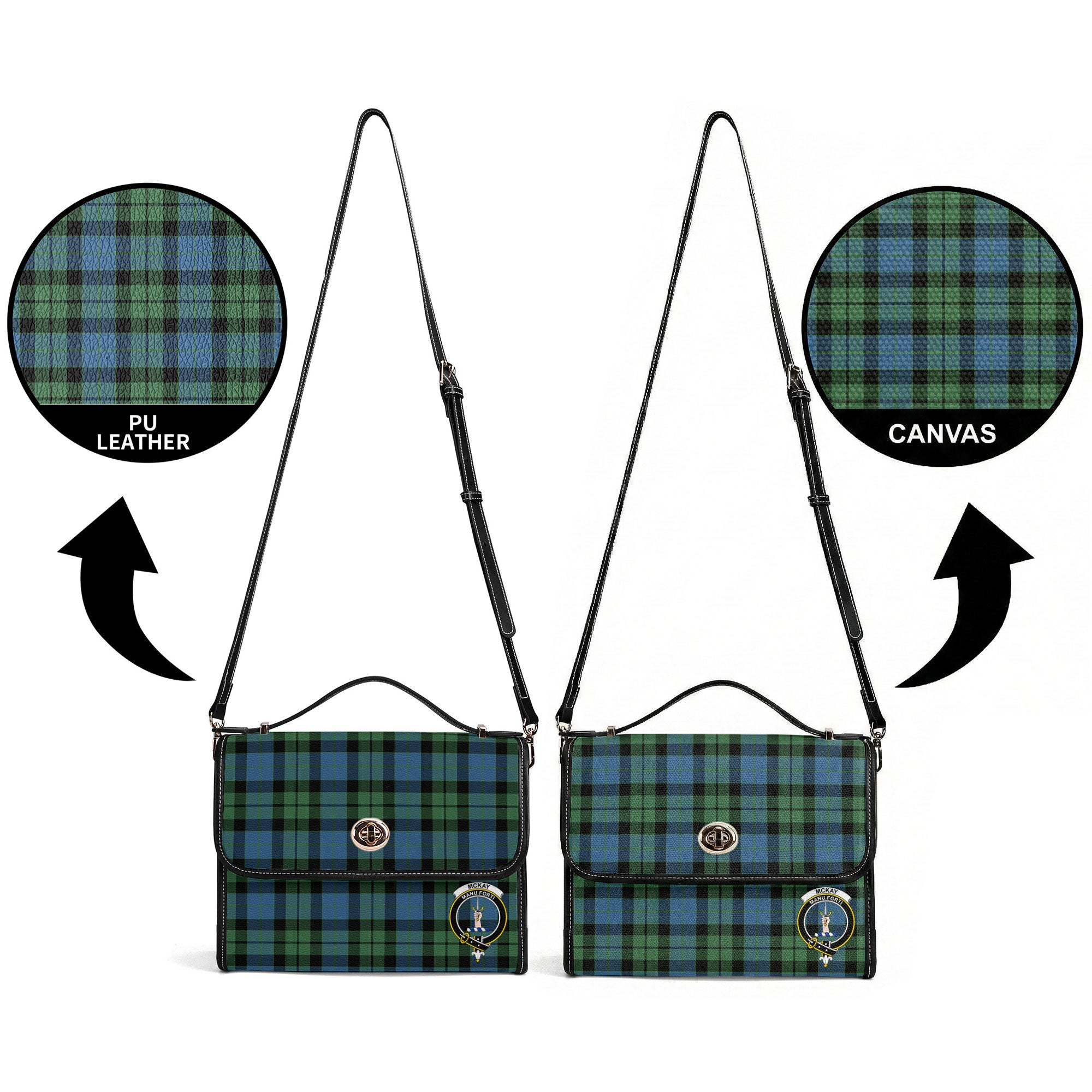 McKay Ancient Tartan Crest Satchel Bag