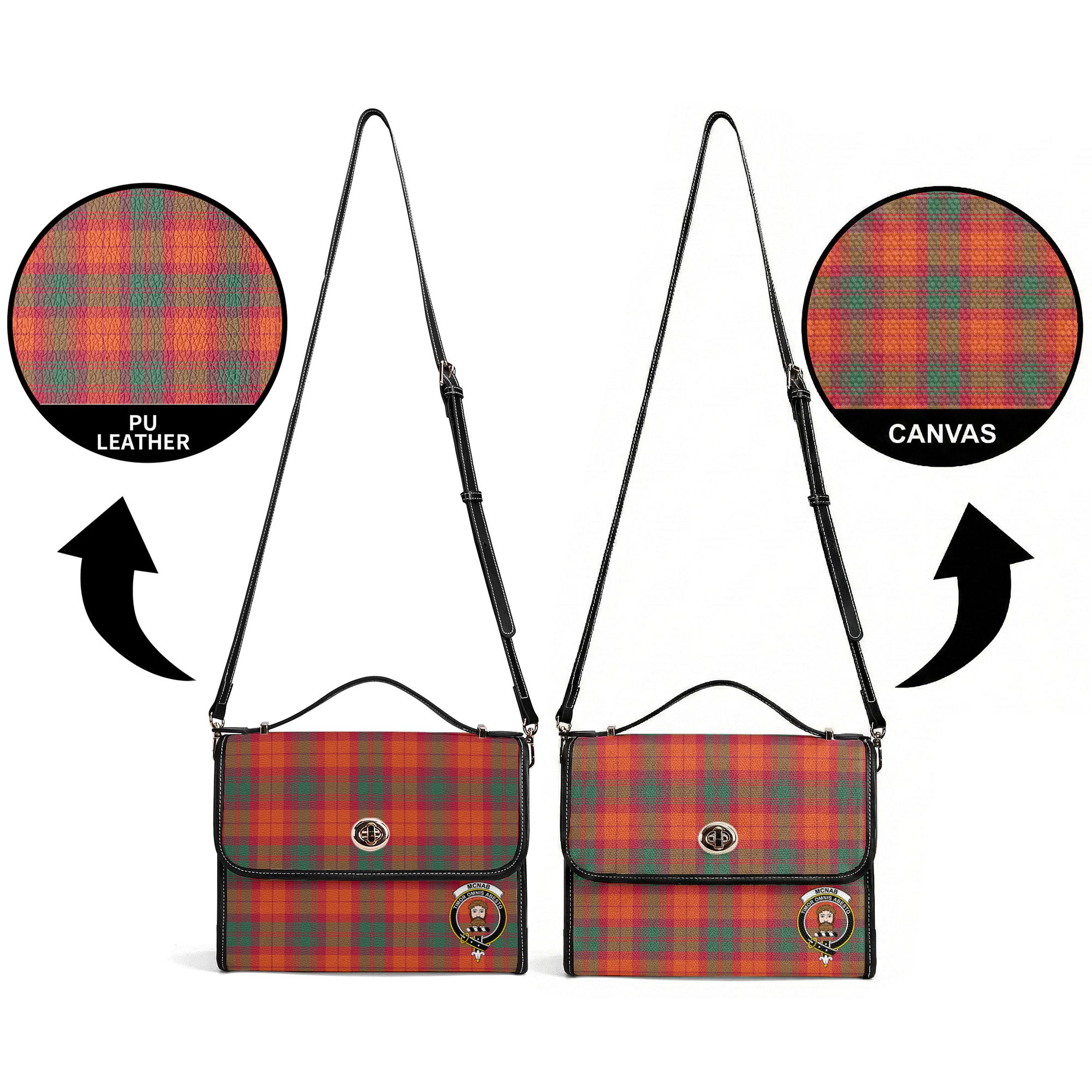 McNab Ancient Tartan Crest Satchel Bag