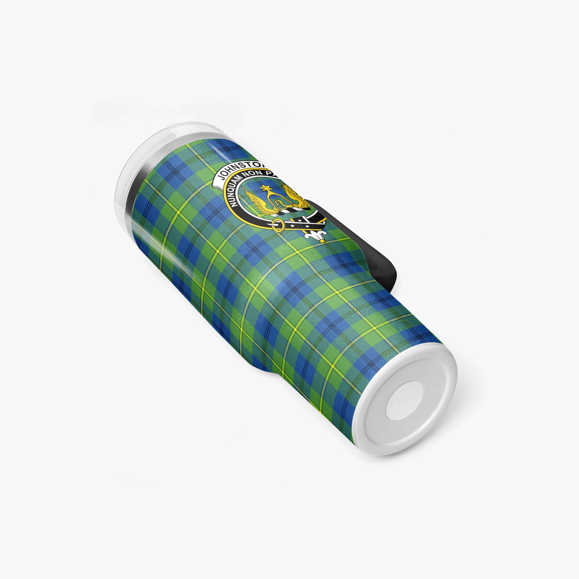 Johnstone Ancient Tartan Crest 40 oz Insulated Tumbler with Handle