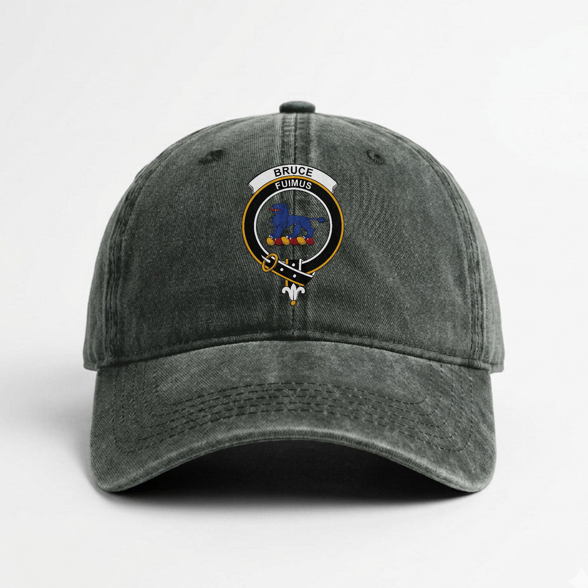 Bruce Crest Washed Classic Cap
