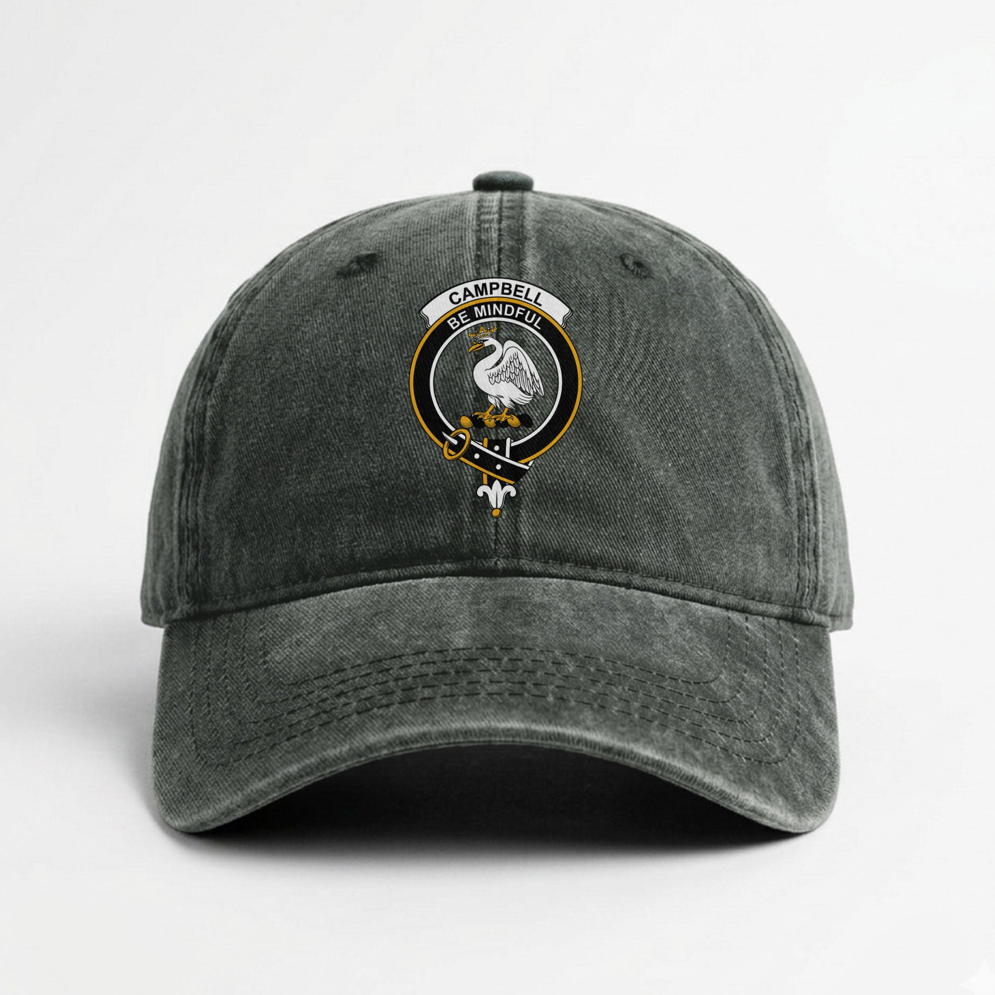 Campbell of Cawdor Crest Washed Classic Cap