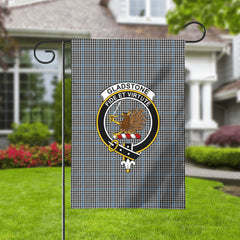 Gladstone Tartan Crest Garden Flag
