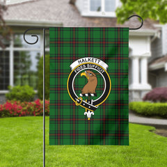 Halkett Tartan Crest Garden Flag