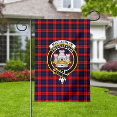 MacLachlan Modern Tartan Crest Garden Flag