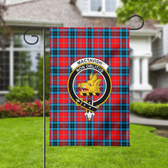 MacTavish Modern Tartan Crest Garden Flag
