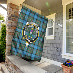 Fergusson Ancient Tartan Crest Garden Flag