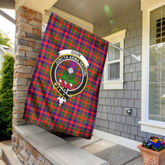 Gow (of Skeoch) Tartan Crest Garden Flag
