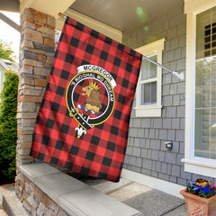 McGregor Rob Roy Modern Tartan Crest Garden Flag