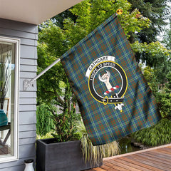 Cathcart Tartan Crest Garden Flag