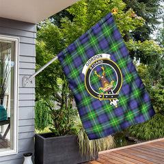 Gordon Modern Tartan Crest Garden Flag