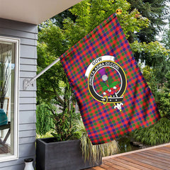 Gow (of Skeoch) Tartan Crest Garden Flag