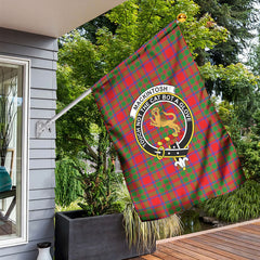 MacKintosh Modern Tartan Crest Garden Flag