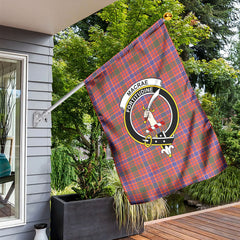 MacRae Ancient Tartan Crest Garden Flag