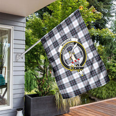 MacRae Dress Modern Tartan Crest Garden Flag