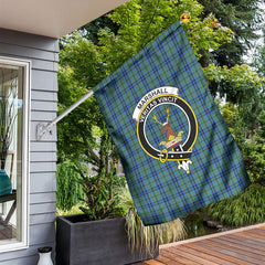 Marshall Tartan Crest Garden Flag
