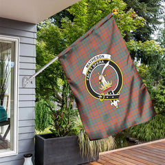 Matheson Ancient Tartan Crest Garden Flag